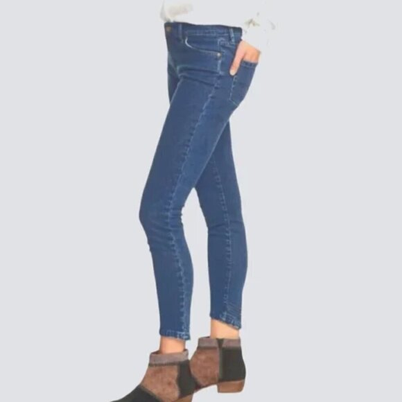 Roxy Jeans Women's Size 25 Blue Suntrippers Skinny Dark Wash Stretch Denim NWT - Picture 1 of 16